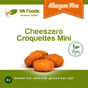 Cheeszero croquettes mini 25 gram (allergeenvrij en vegan)